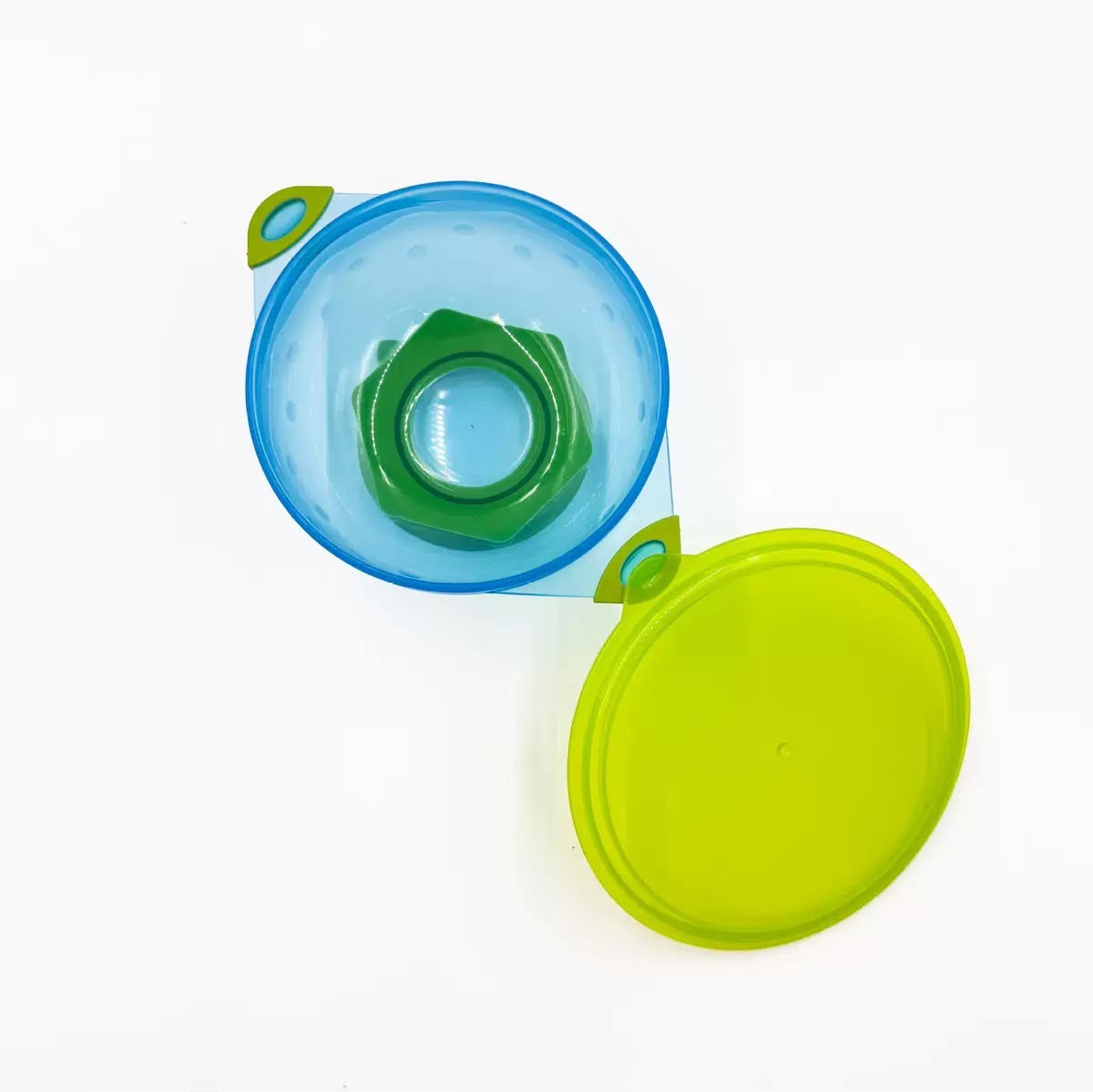 Baby Suction Bowl with Lid – Double-Ear Dinner Plate Set | Baby Bliss BD