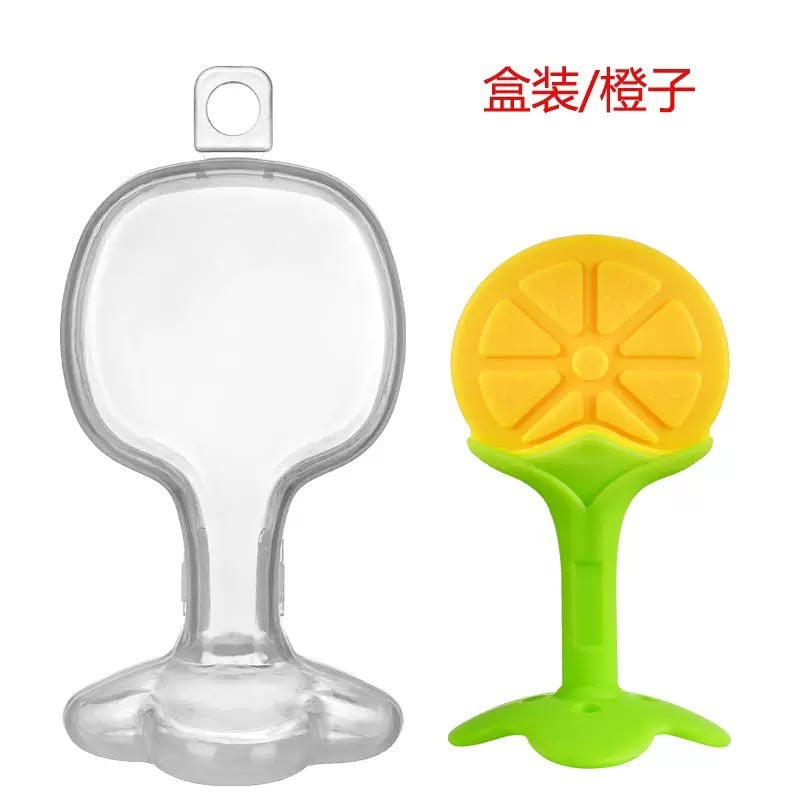 Baby Silicone Fruit Teether – Safe Newborn Teething Toy with Box | Baby Bliss BD
