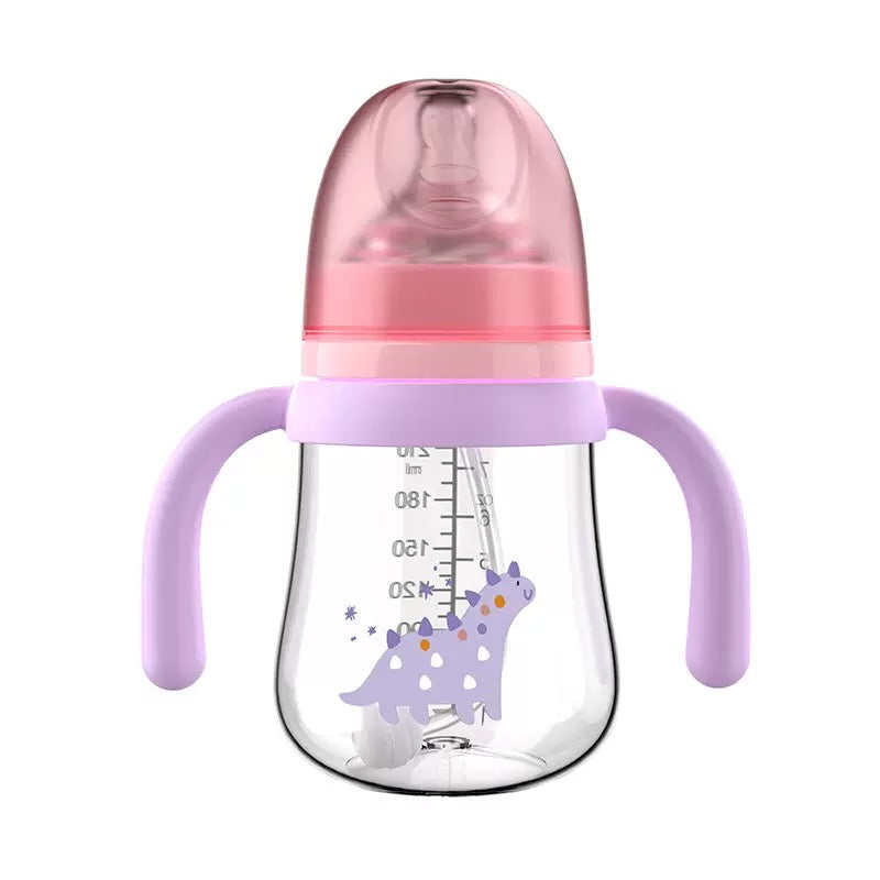 Baby Pacifier Feeding Bottle with Straw 270ml – 0-12 Months | Baby Bliss BD