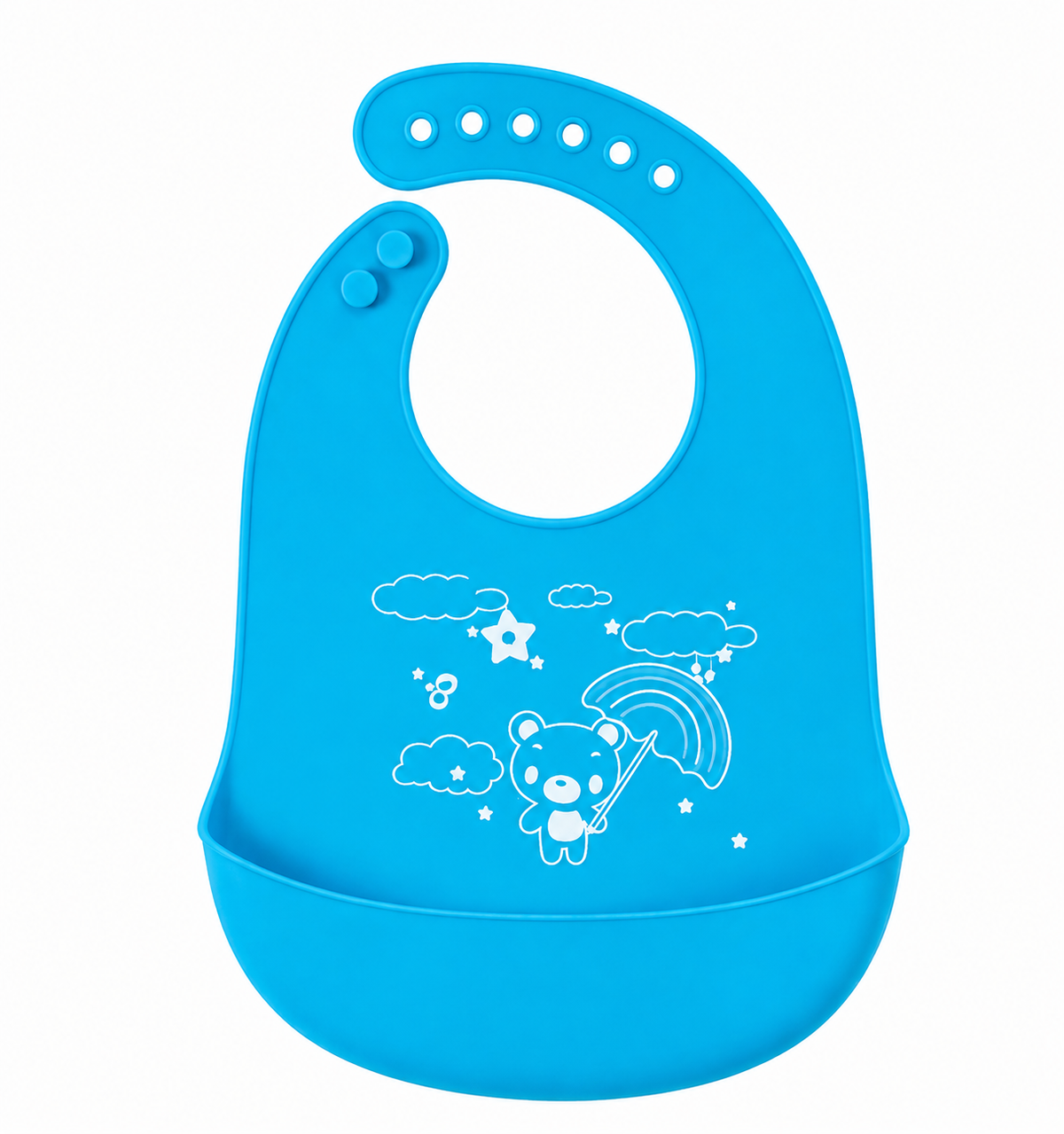 Baby Silicone Bib – Waterproof & Washable | Baby Bliss BD